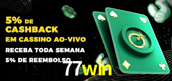 Promoções do cassino ao Vivo 77win
